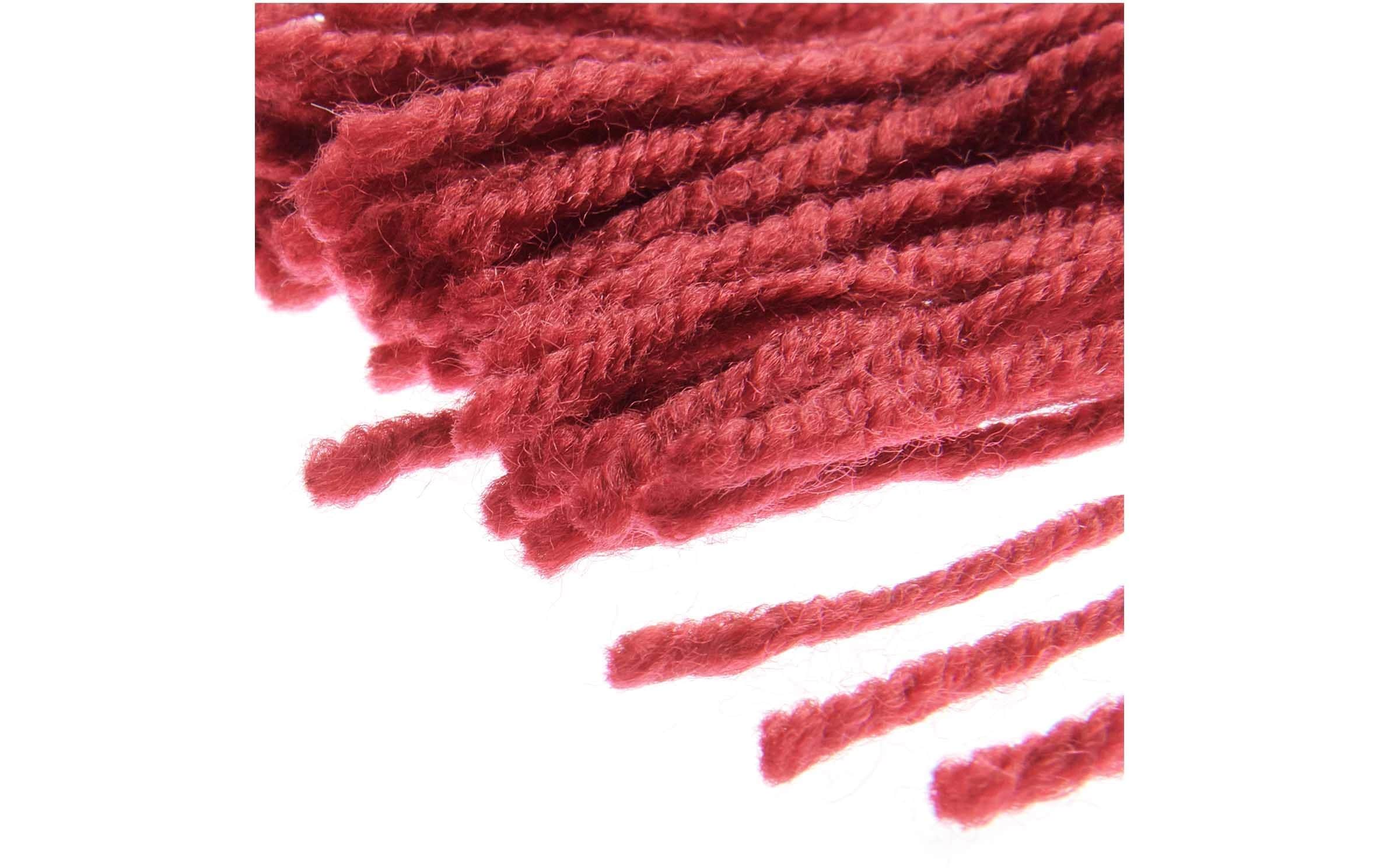 Rico Design Hooki Knüpfgarn Dunkelrot