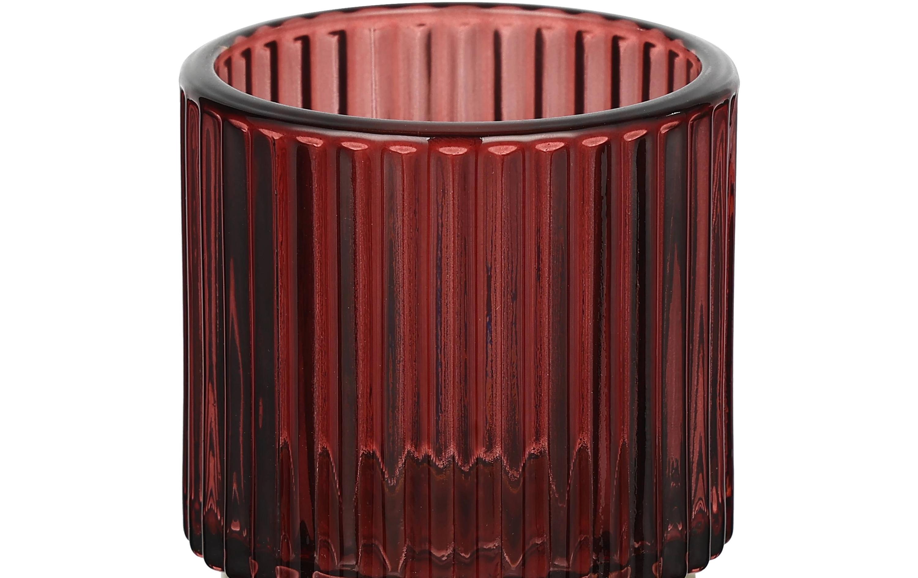 EGLO Windlicht Bezamby Gold/Rot