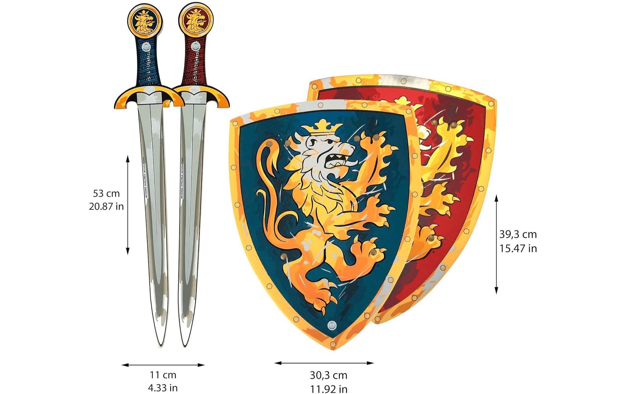 Liontouch Ritter-Set Blau/Rot