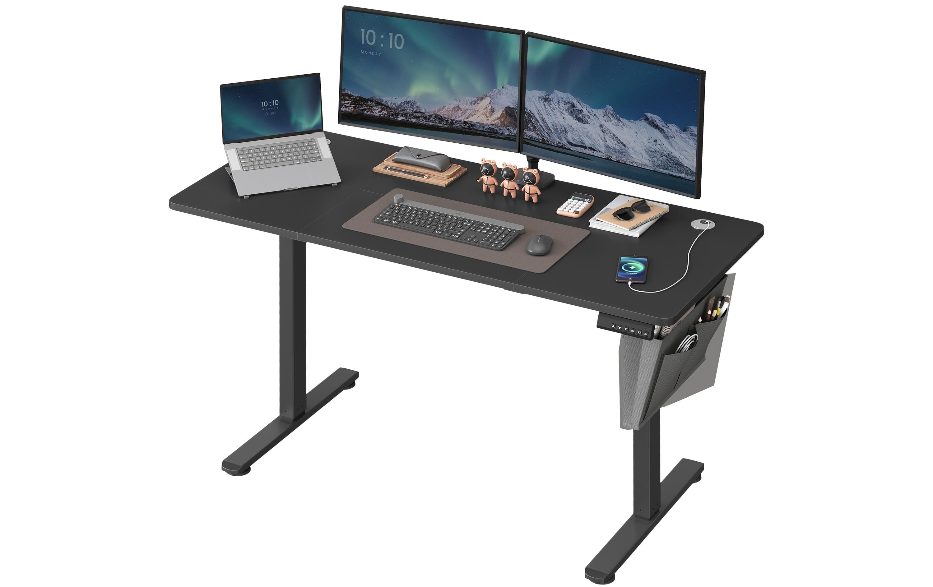 Songmics Stehtisch 140 x 60 cm, höhenverstellbar