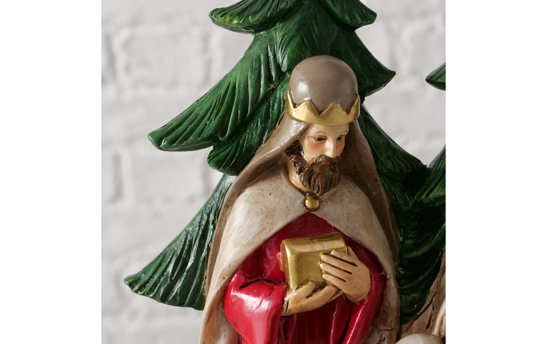 Boltze Krippe Bethanio Kunststoff, 21 x 26 cm