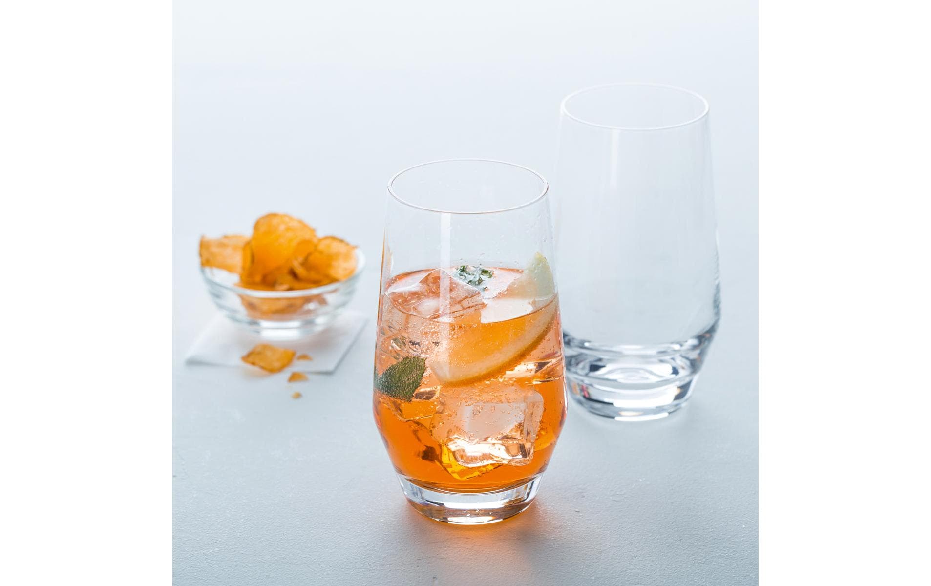 Leonardo Longdrinkglas Puccini 365 ml, 6 Stück, Transparent