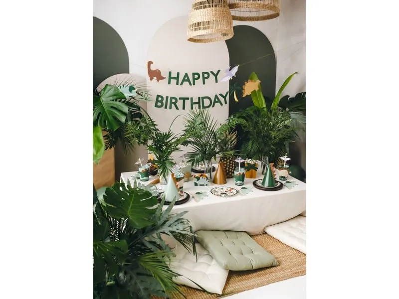 Partydeco Girlande Happy Birthday Dino 3 m, Mehrfarbig Partydeco Girlande Happy Birthday Dino 3 m, Mehrfarbig