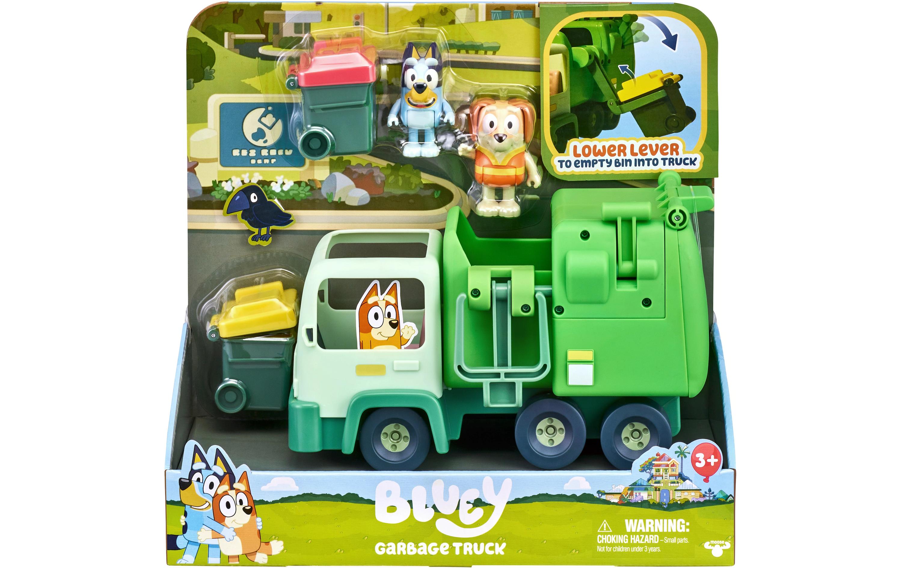 moose Spielfigurenset Bluey Garbage Truck