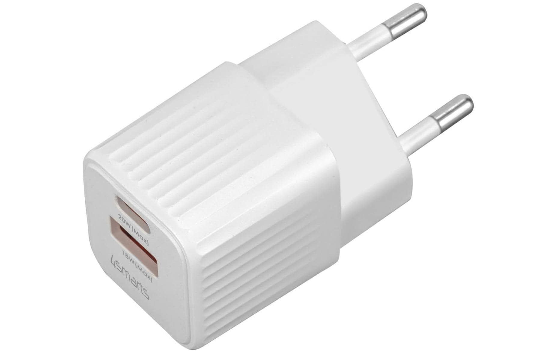 4smarts USB-Wandladegerät VoltPlug Duos Mini PD 20 W + Kabel