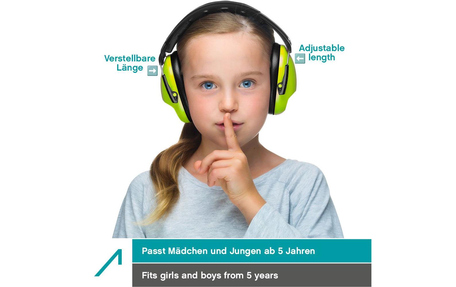 ACE SHH…! Gehörschutz ACE SHH EN 352-1 Zertifiziert, -26dB, Grün