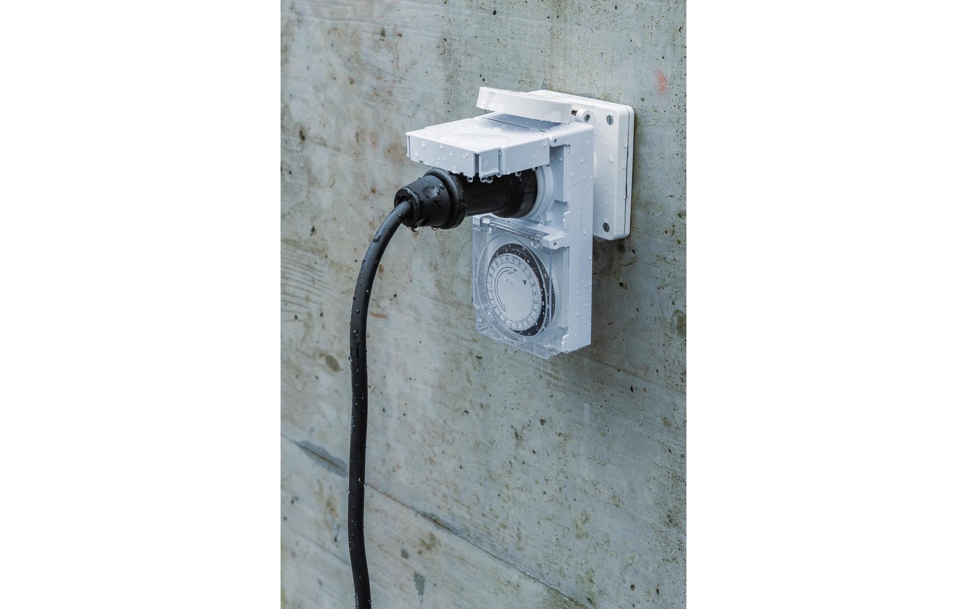 Max Hauri Zeitschaltuhr IP55 24 h Mechanisch