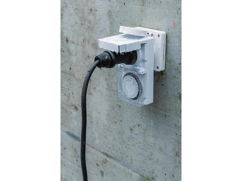 Max Hauri Zeitschaltuhr IP55 24 h Mechanisch Max Hauri Zeitschaltuhr IP55 24 h Mechanisch