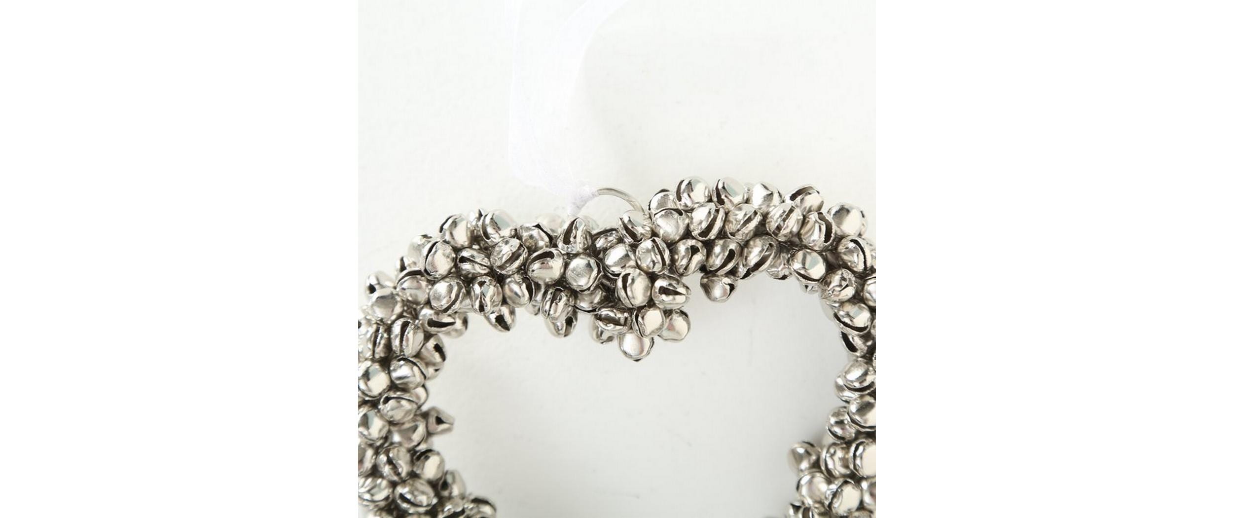 Boltze Weihnachtsschmuck Glöckchen 3 Stück, Silber