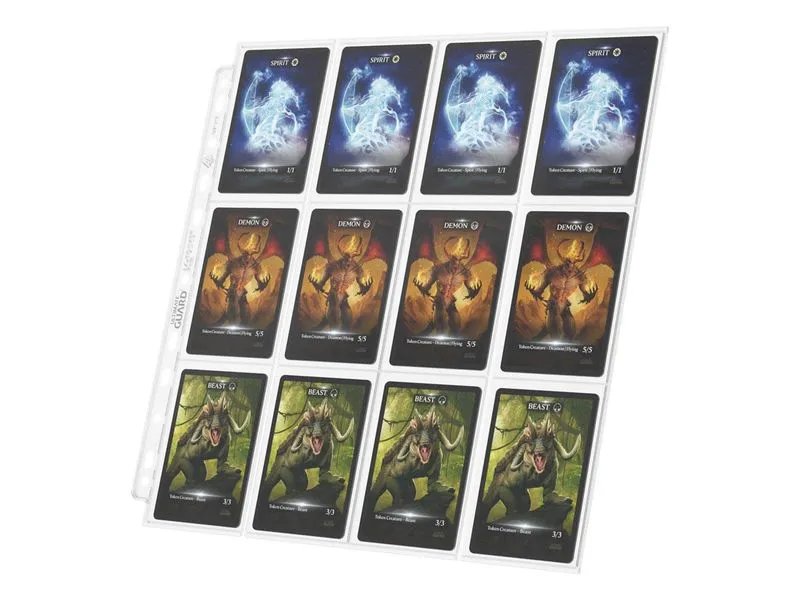 Ultimate Guard Ordner-Einlagen 24-Pocket QuadRow Pages Transparent 10 Stk.