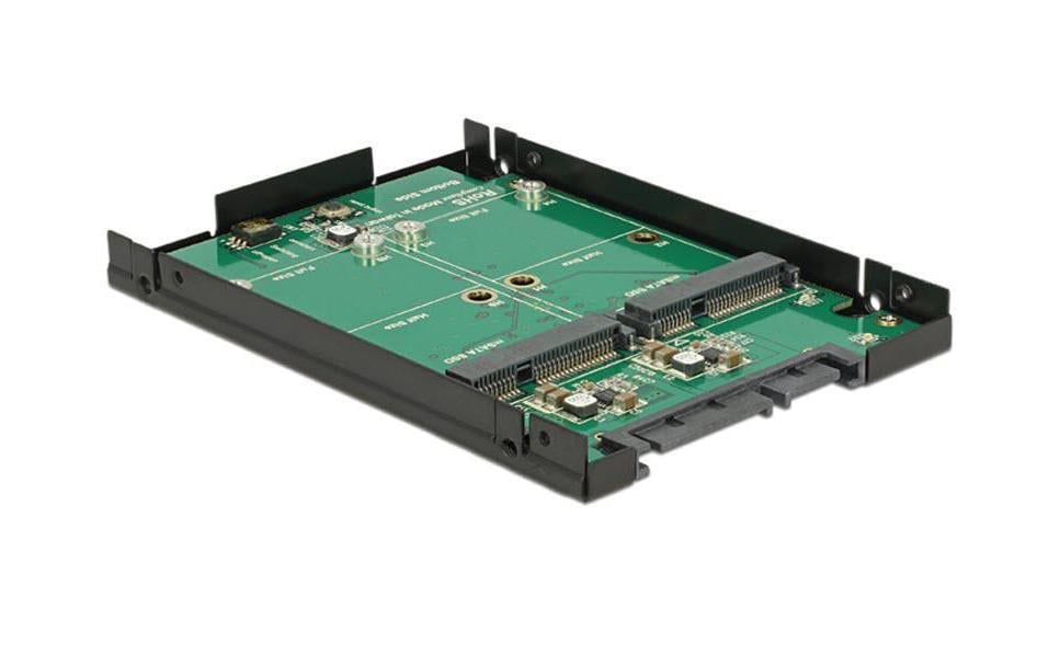 Delock 2.5-Adapterplatine SATA - 2x mSATA mit RAID Delock 2.5-Adapterplatine SATA - 2x mSATA mit RAID