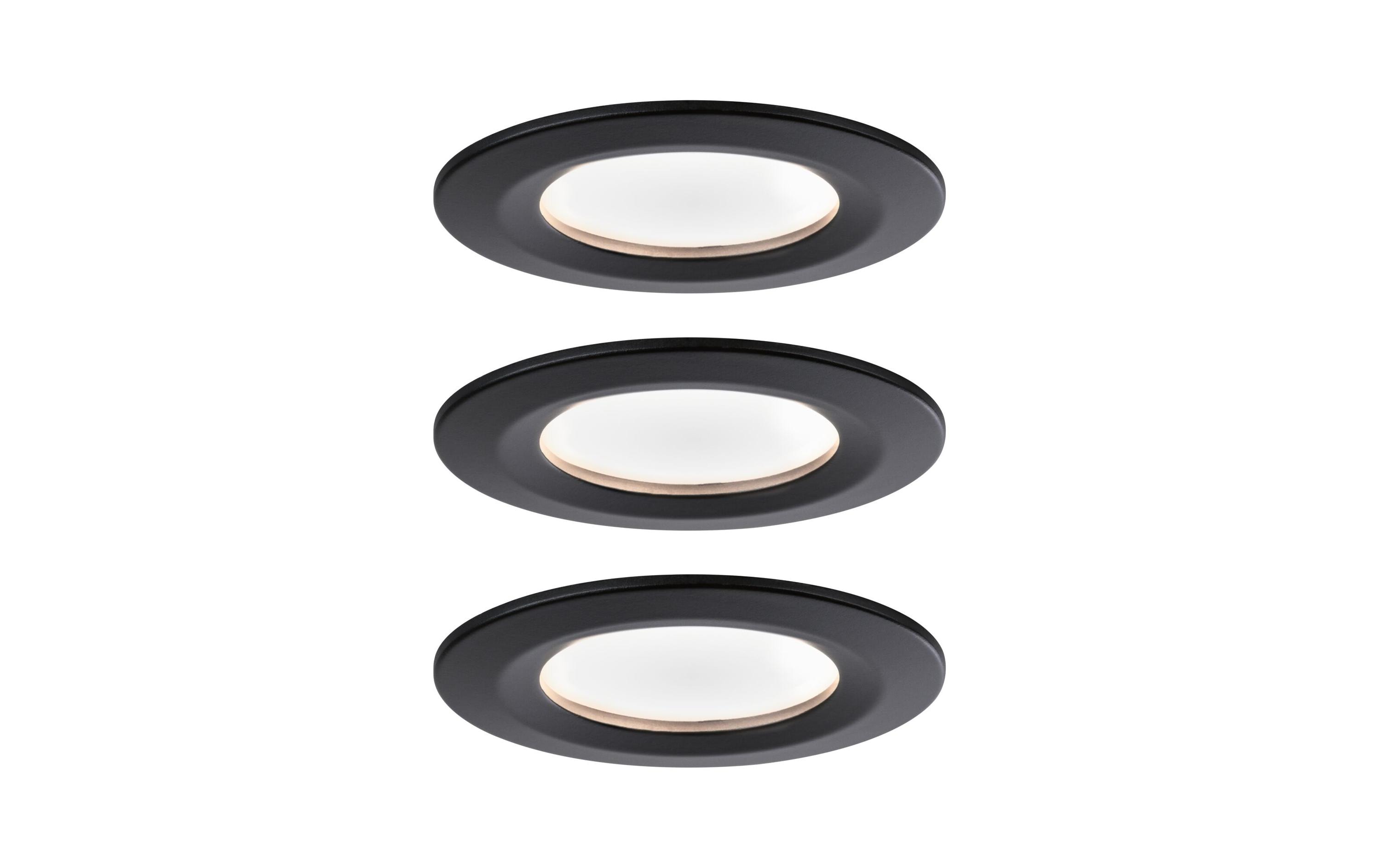 Paulmann Einbauleuchte Nova Starr Basisset, Schwarz Paulmann Einbauleuchte Nova Starr Basisset, Schwarz