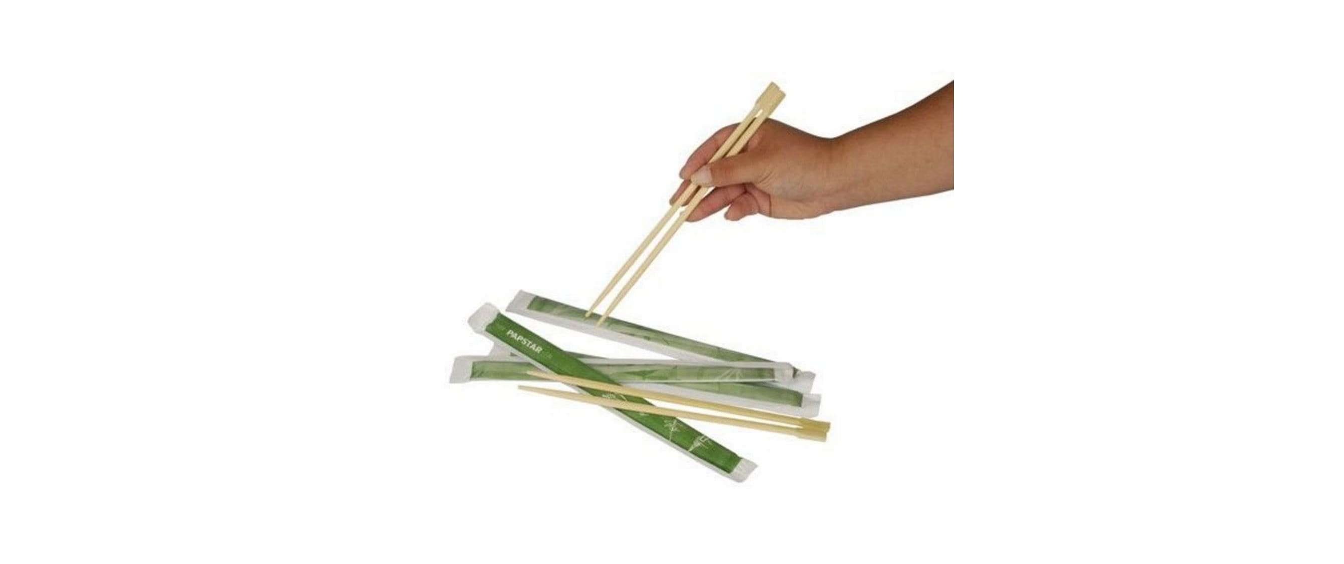 Papstar Einweg-Rührstäbchen Pure Bambus 23 cm 50 Stück Beige