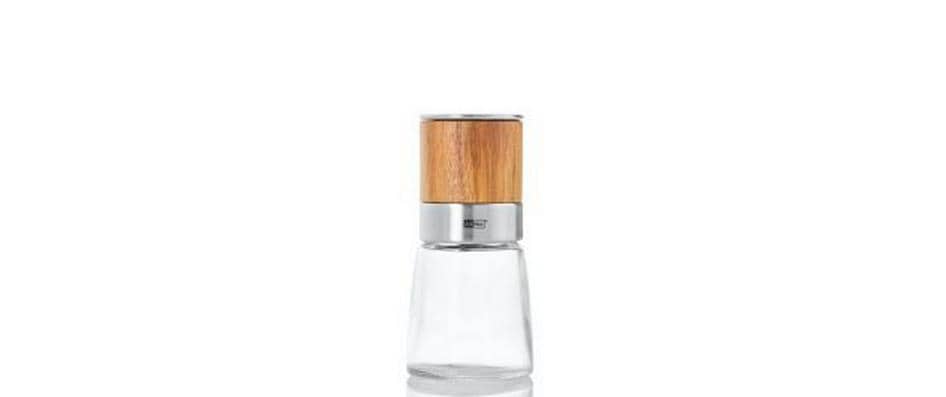 AdHoc Gewürzmühle Akasia 13.5 cm, Silber/Braun