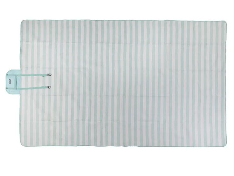 KOOR Picknickdecke Stripes mint 200 x 300 cm KOOR Picknickdecke Stripes mint 200 x 300 cm