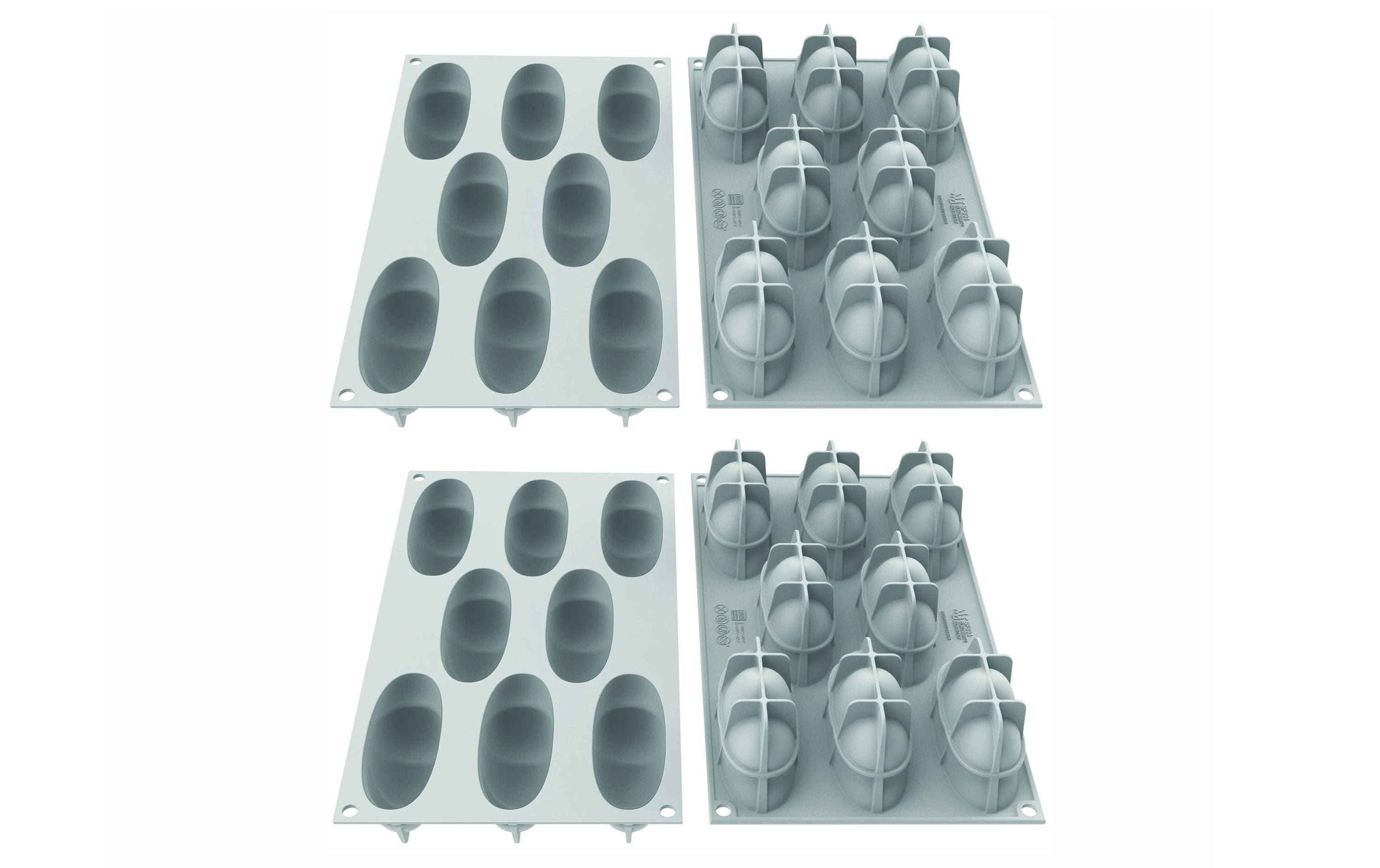 Silikomart Silikonform Blütenblatt Oval, 2 Stück