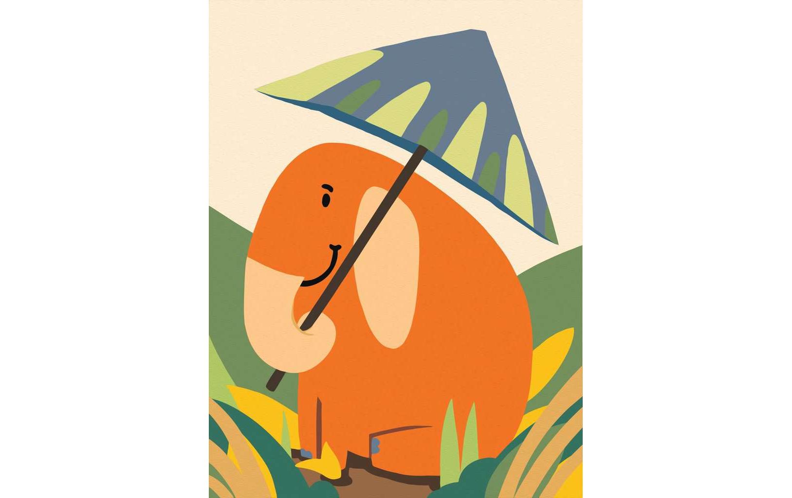 Ravensburger Malen nach Zahlen CreArt – Hello Elephant