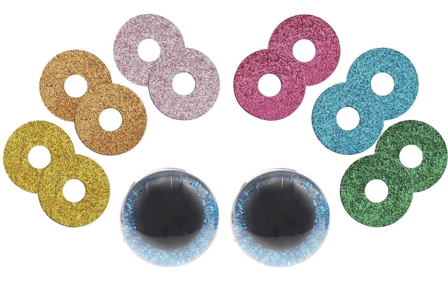 Rico Design Sicherheitsaugen mit 6 Farben zur Auswahl 40 mm 2 Stk. Rico Design Sicherheitsaugen mit 6 Farben zur Auswahl 40 mm 2 Stk.