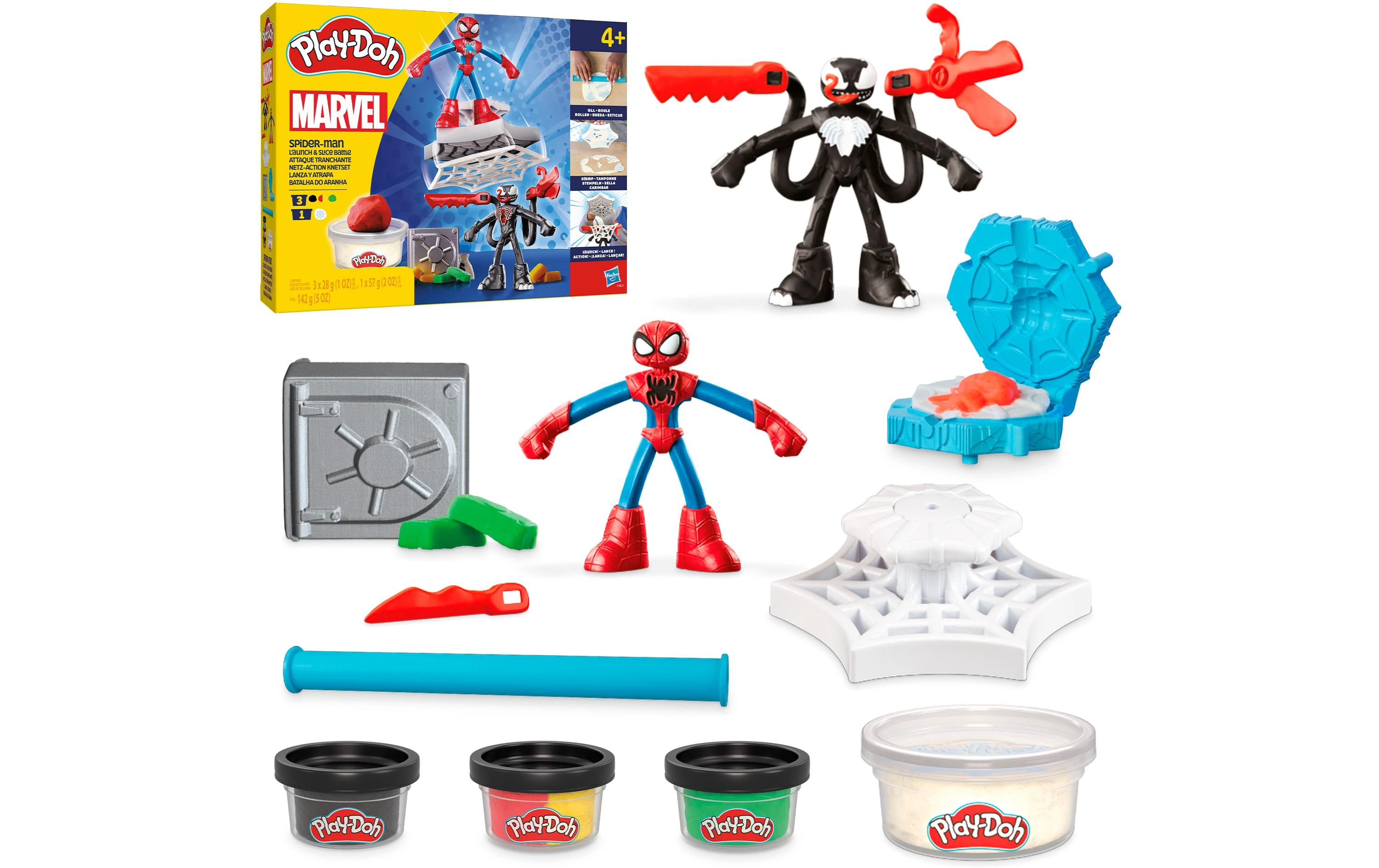 Play-Doh Knetspielzeug Marvel Spider-Man: Netz-Action Knetset