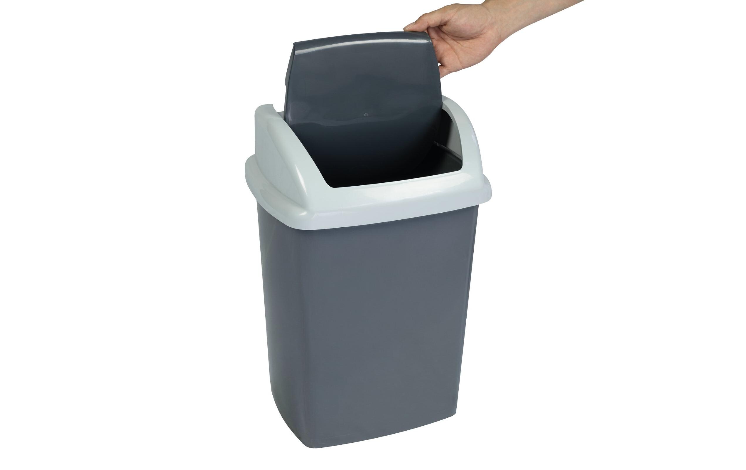 Maul Abfalleimer MAULswing 24 l, Dunkelgrau