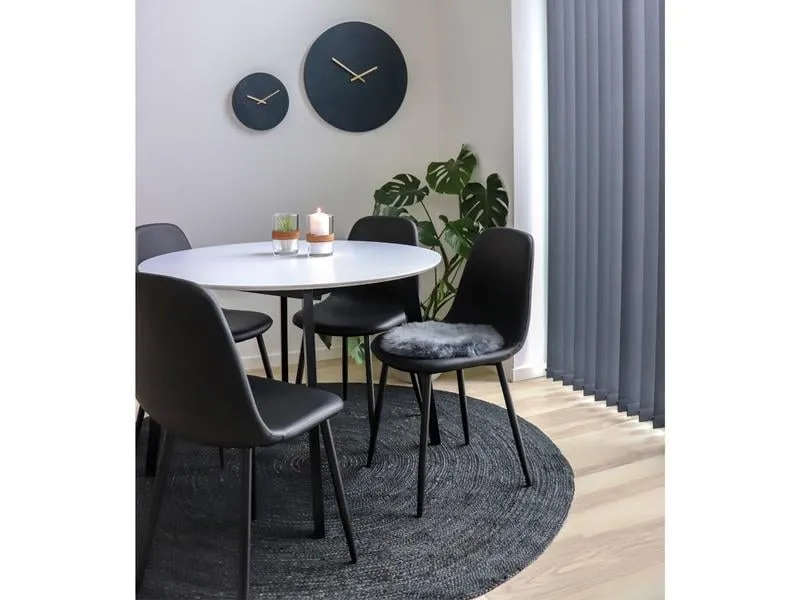 House Nordic Stuhl Stockholm 2 Stück, 80 x 55 cm, Schwarz House Nordic Stuhl Stockholm 2 Stück, 80 x 55 cm, Schwarz