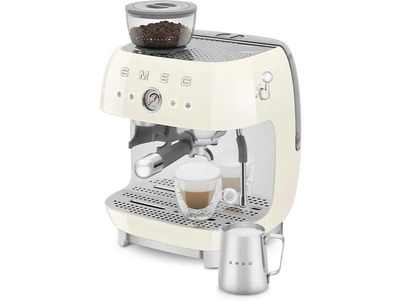 SMEG Siebträgermaschine 50's Style EGF03CREU Crème SMEG Siebträgermaschine 50's Style EGF03CREU Crème