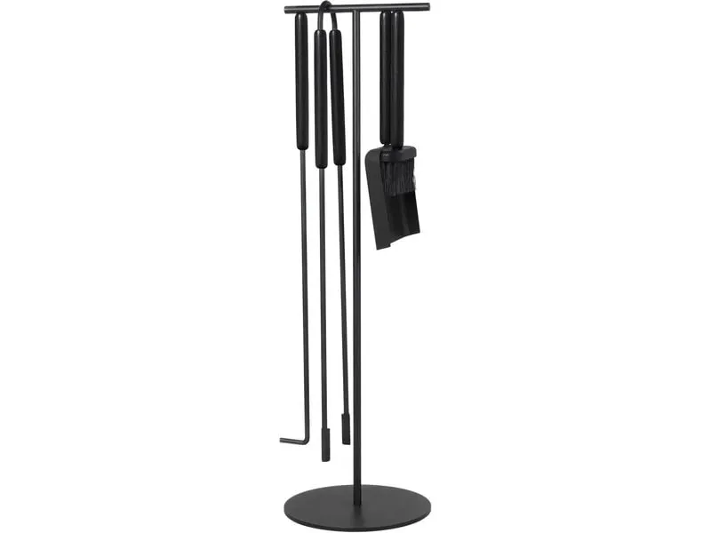 Blomus ASHI 5-teilig Stahl Eiche Schwarz matt