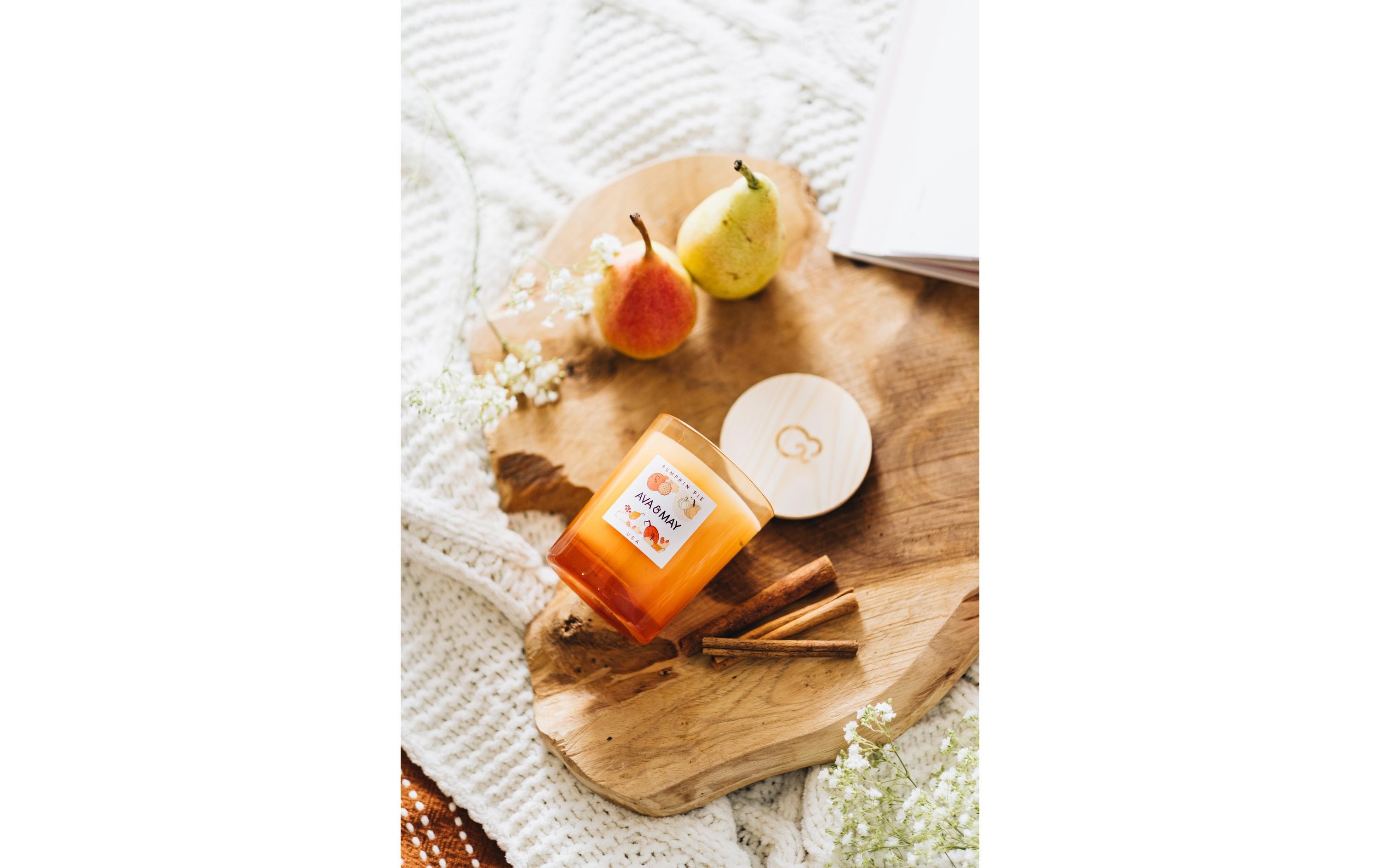 AVA & MAY Duftkerze Pumpkin pie 180 g