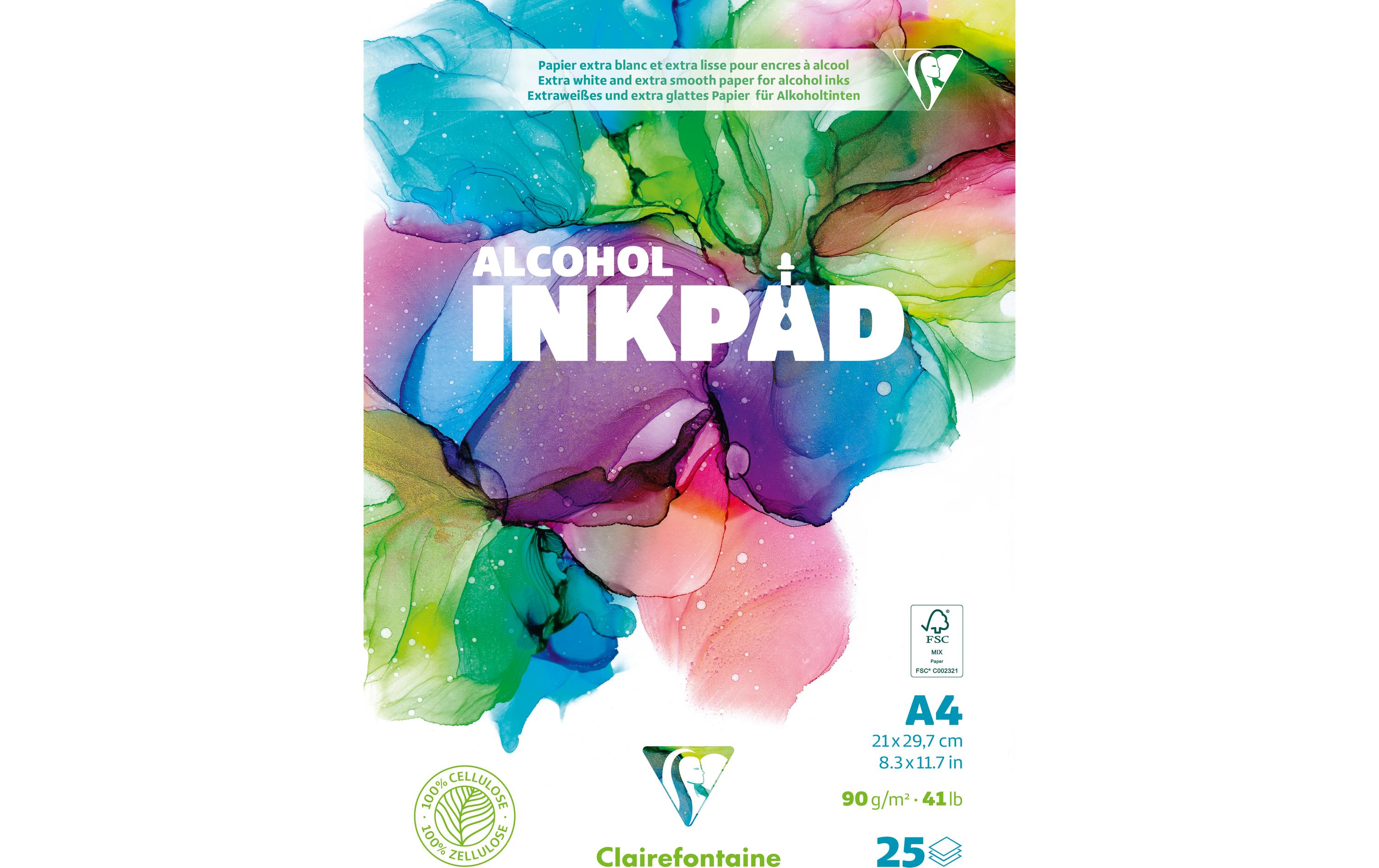 Clairefontaine Block Alcohol Inkpad 21 x 29.7 cm