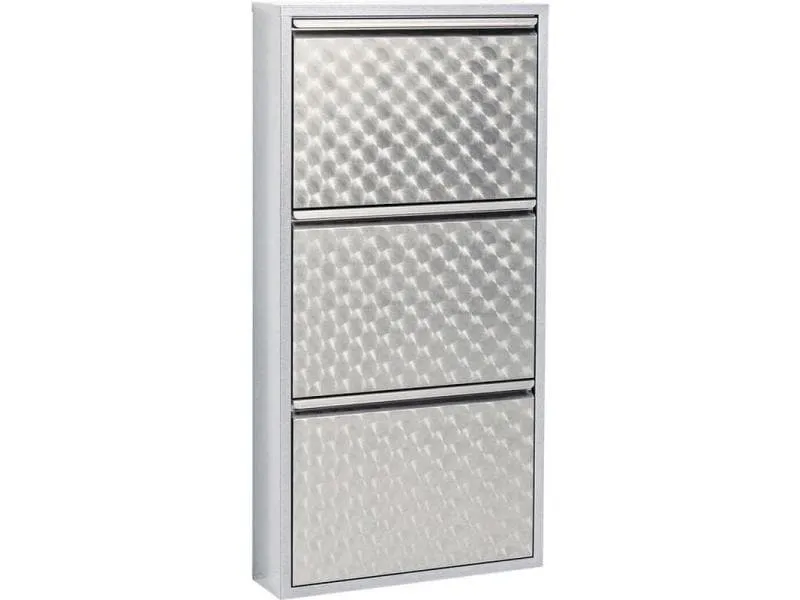 Kare Schuhschrank Caruso 100 x 50 cm, Silber Kare Schuhschrank Caruso 100 x 50 cm, Silber