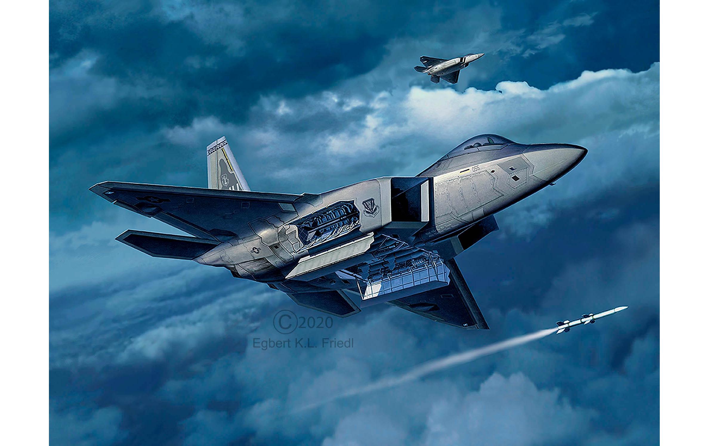 Revell Bausatz Lockheed Martin F-22A Raptor 1:72