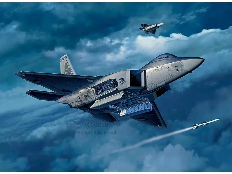 Revell Bausatz Lockheed Martin F-22A Raptor 1:72 Revell Bausatz Lockheed Martin F-22A Raptor 1:72