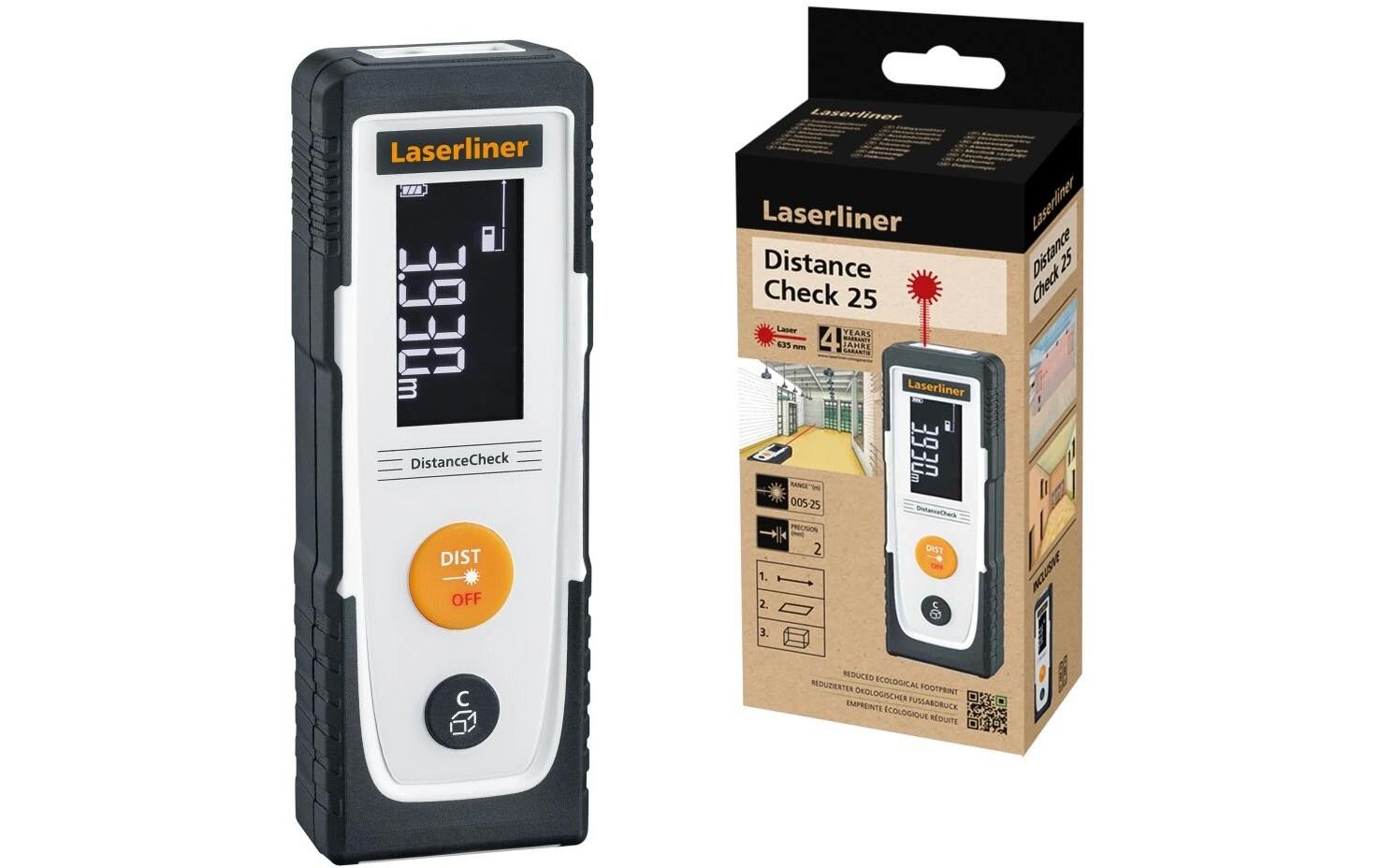 Laserliner Laser-Distanzmesser DistanceCheck 25m 25 m