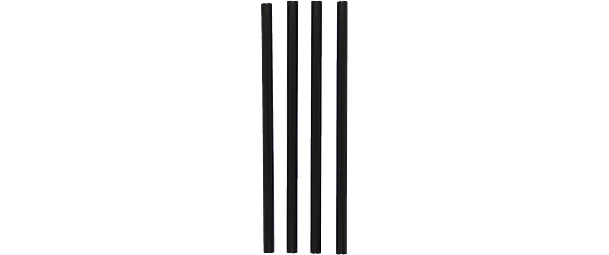 Weita Strohhalm 135 Stück, Schwarz