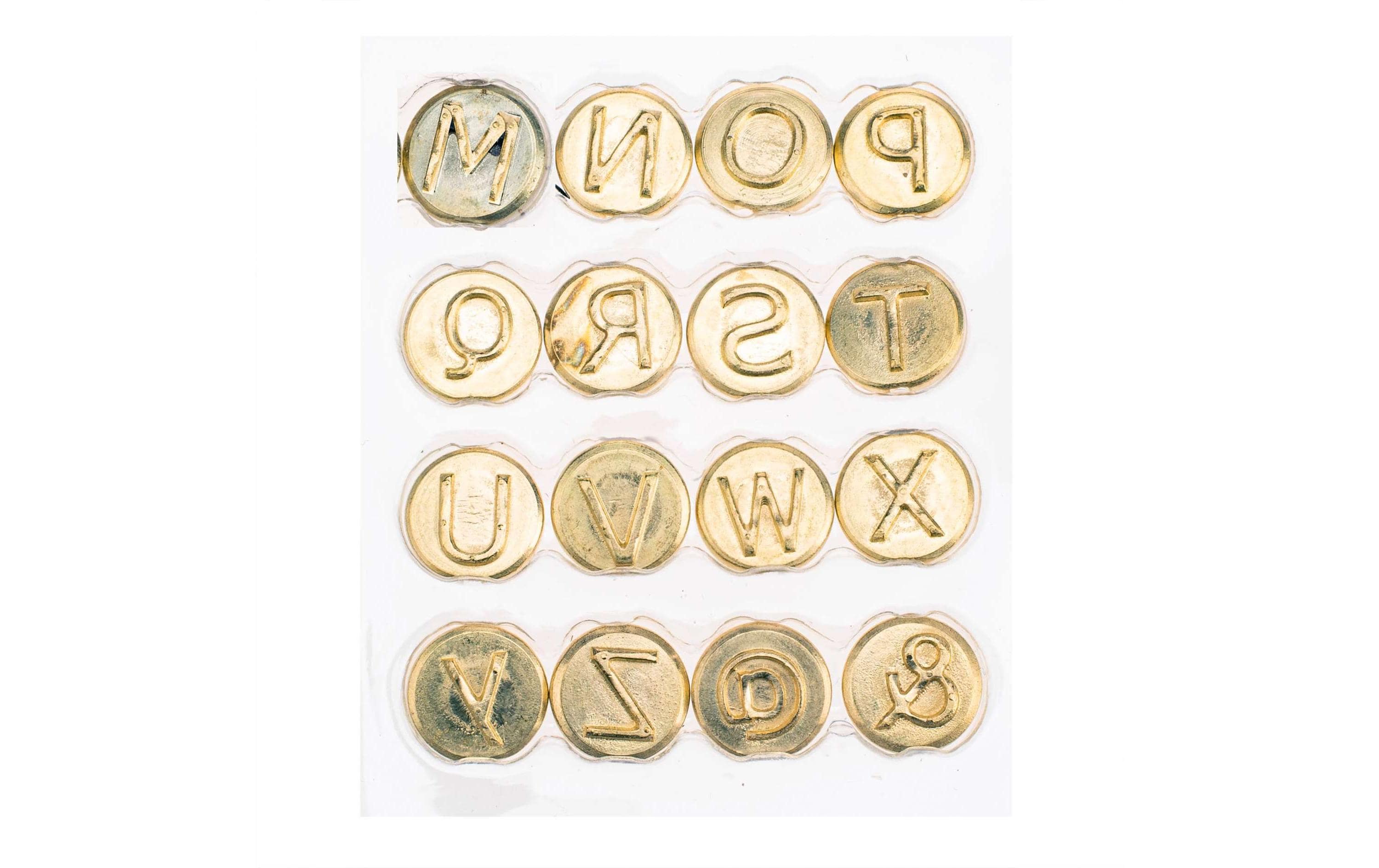 Glorex Brennstempel Buchstaben M-Z 16-teilig Glorex Brennstempel Buchstaben M-Z 16-teilig