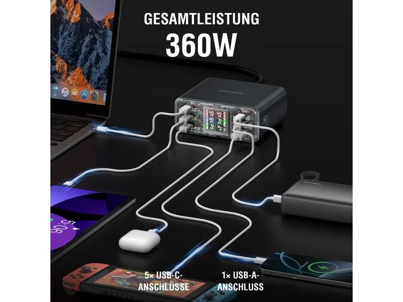 4smarts Ladestation Lucid GaN DIY 360W