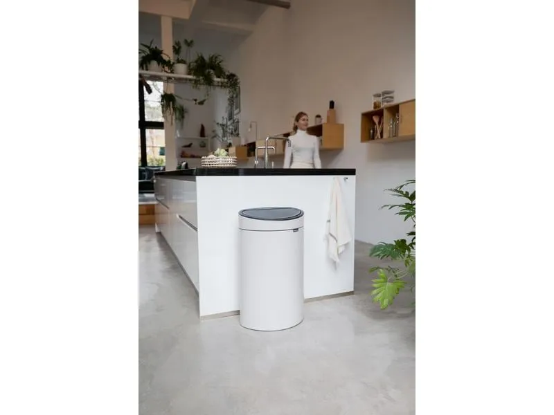 Brabantia Abfalleimer Touch Bin New 40 l, Soft Beige Brabantia Abfalleimer Touch Bin New 40 l, Soft Beige