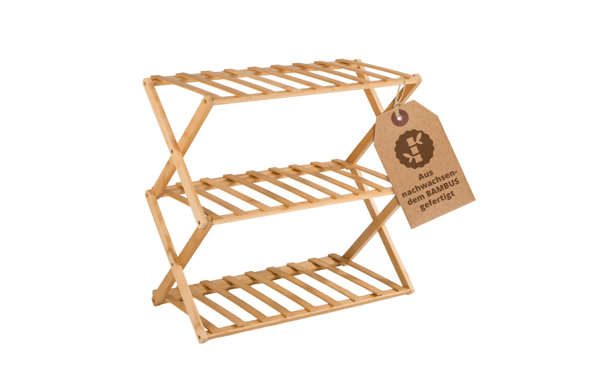 Lumaland Regal 3 Etagen 46 x 50 x 25 cm, Braun Lumaland Regal 3 Etagen 46 x 50 x 25 cm, Braun