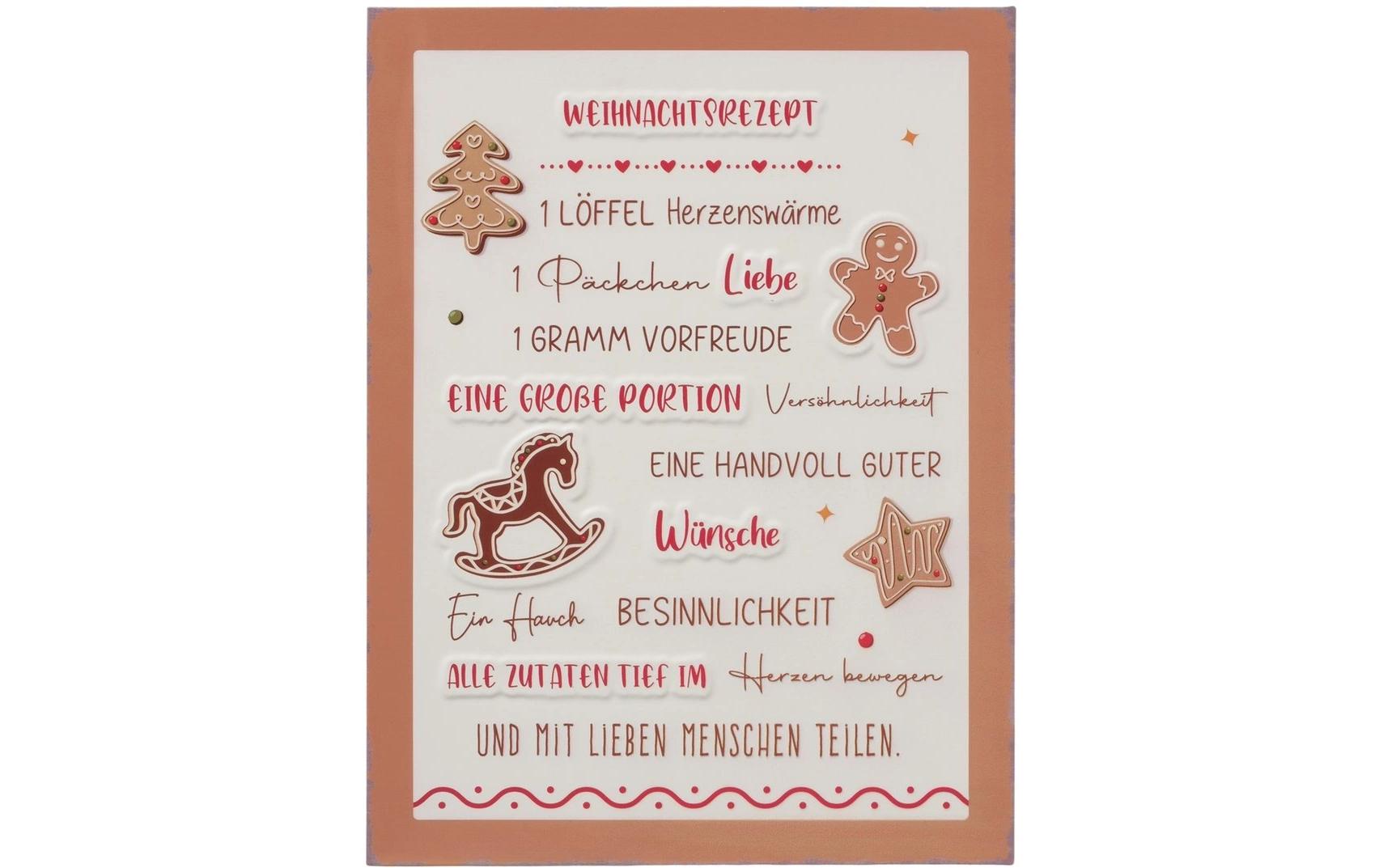 Boltze Deko Ginger Metall, 23 x 30.5 cm