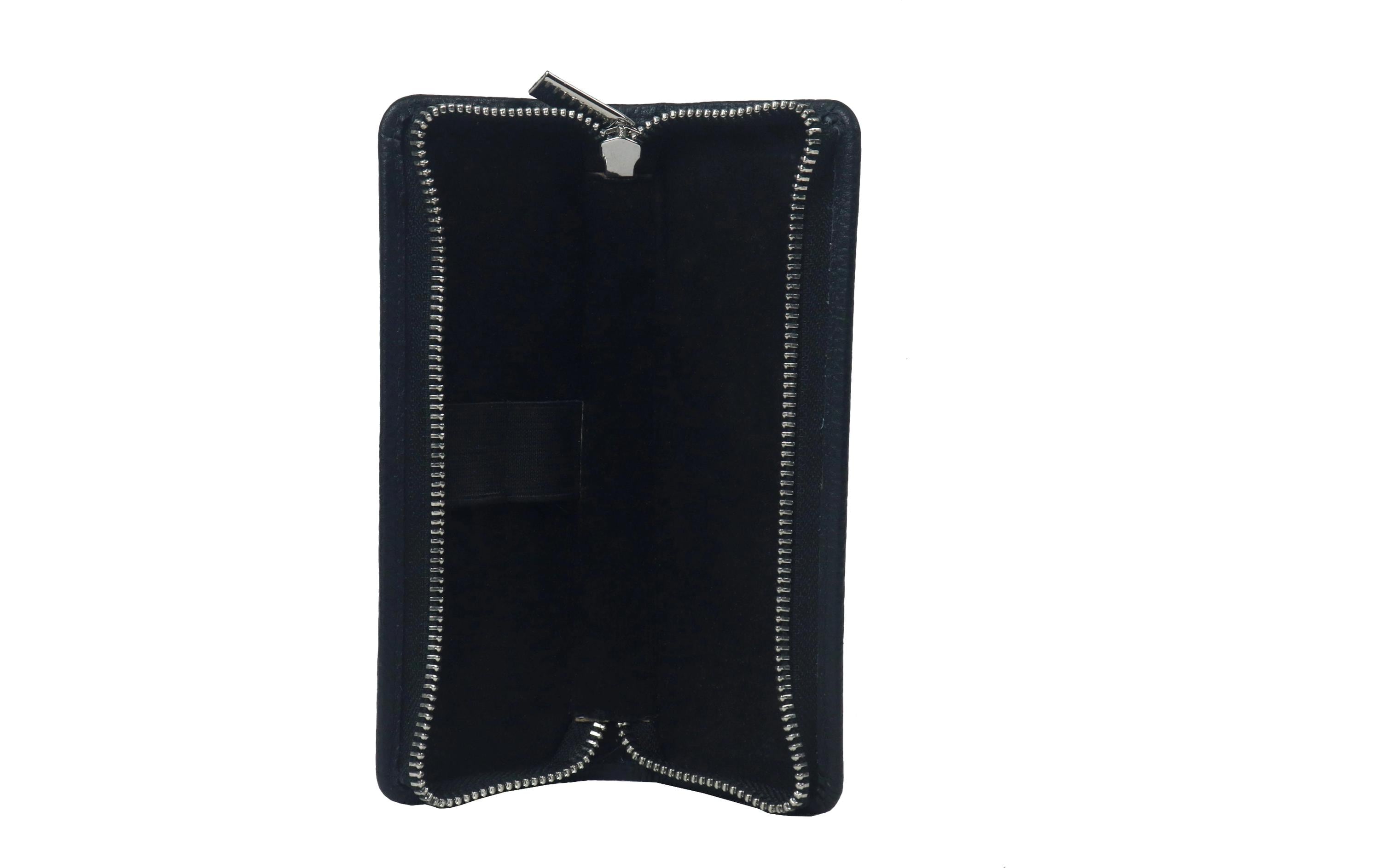 Alpenleder Etui Stiftemäppchen ZWOA Nera Notte