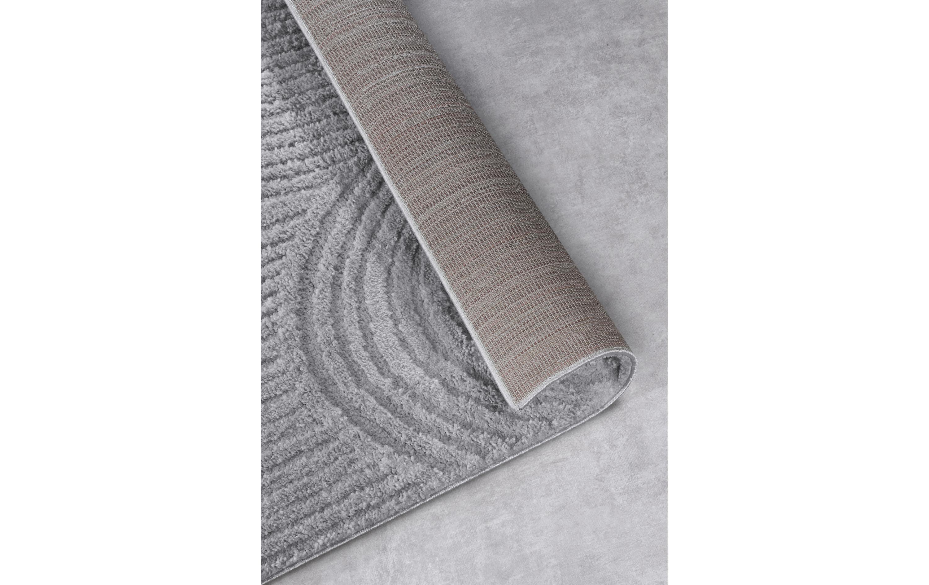 Elle Decoration Teppich Chappe 160 cm x 235 cm, Light Grey