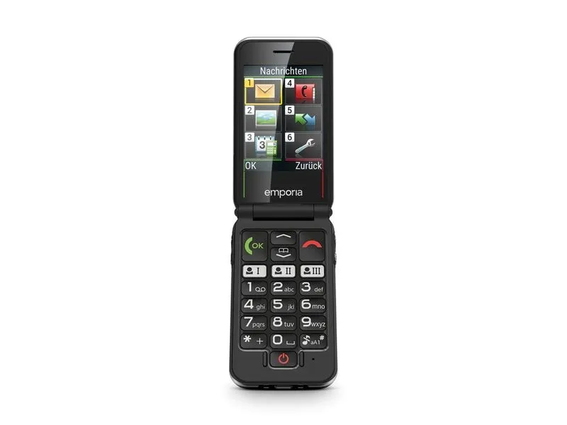 Emporia JOY LTE V228 Klapphandy 4G 2.8 Zoll Schwarz Emporia JOY LTE V228 Klapphandy 4G 2.8 Zoll Schwarz