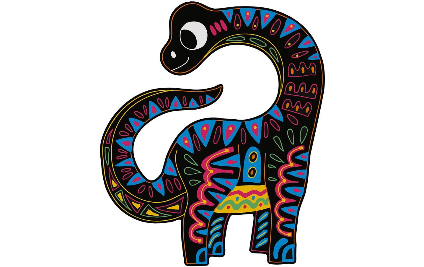 Janod Kratzbilder Dinosaurier