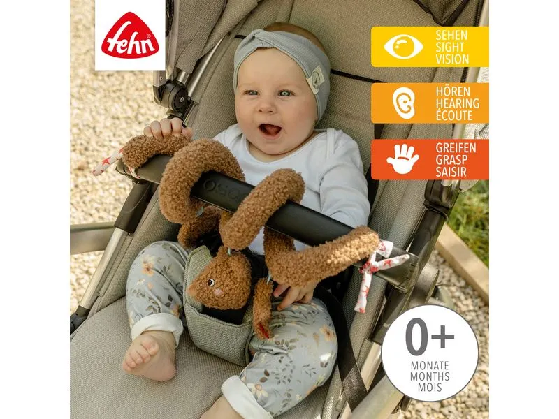 fehn Activity-Spirale Bär, Plüsch, Braun, 35 cm fehn Activity-Spirale Bär, Plüsch, Braun, 35 cm