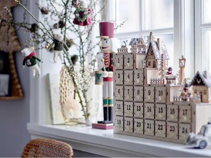 Bloomingville Adventskalender Richie 38 x 33 x 10 cm Bloomingville Adventskalender Richie 38 x 33 x 10 cm