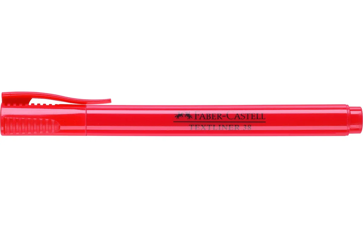 Faber-Castell Textmarker 38 Rot Faber-Castell Textmarker 38 Rot