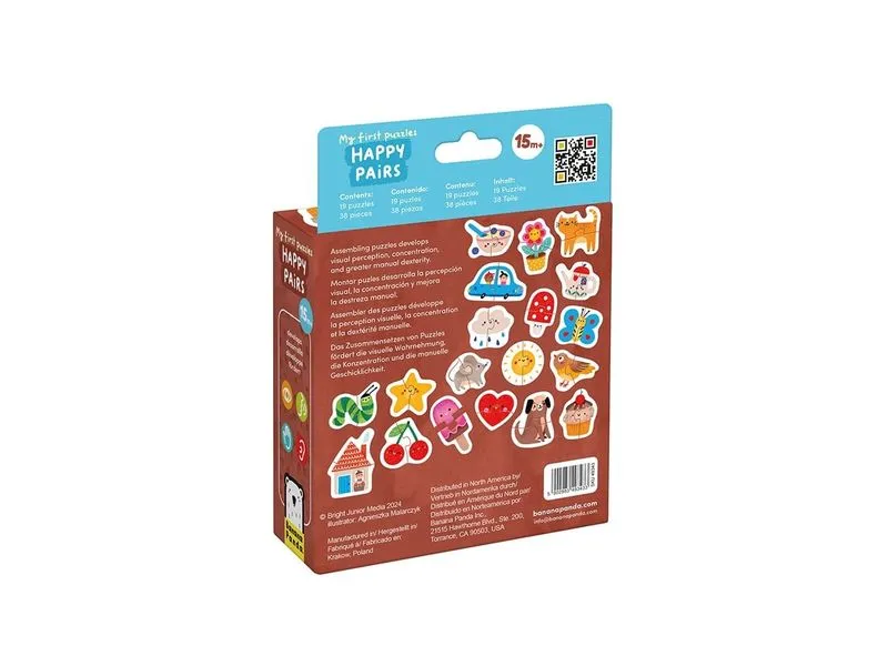 Banana Panda Puzzle Mein erstes Puzzle Fröhliche Paare Banana Panda Puzzle Mein erstes Puzzle Fröhliche Paare