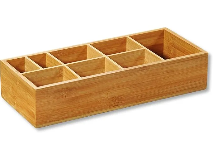Kesper Küchenorganizer Bambus Natur 8 Fächer 36 x 15 x 7.5 cm Kesper Küchenorganizer Bambus Natur 8 Fächer 36 x 15 x 7.5 cm