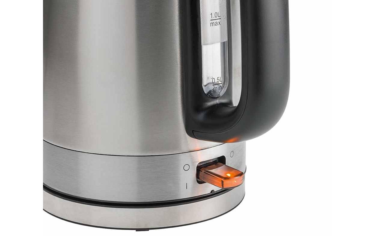 Koenig Wasserkocher Steel Line 1 l, Silber