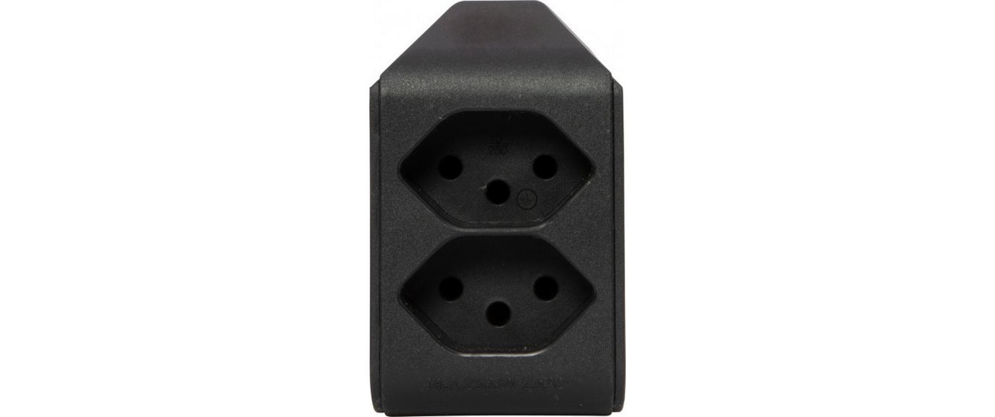 Brennenstuhl Abzweigstecker 2 x T13, 300° drehbar, Schwarz Brennenstuhl Abzweigstecker 2 x T13, 300° drehbar, Schwarz